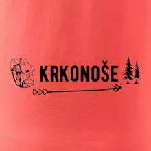 Krkonoše nápis
