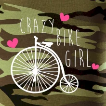 Crazy bike girl
