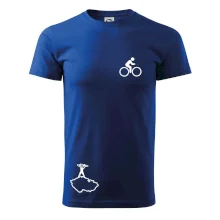 Mapa ČR + kolo na prsu