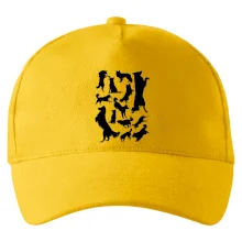 Border kolie siluety