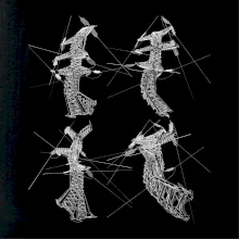 Zkroucený stožár vysokého vedení