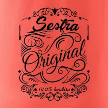 Vintage nejlepší sestra 100% kvalita