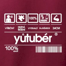 Čárový kód - youtuber