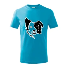 Border kólie obrys hlavy