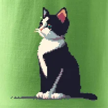 Mourovatá kočka pixel