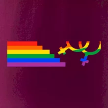Lesby symbol duha
