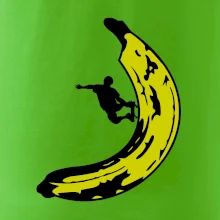 Skateboardista na banánu
