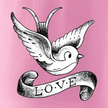 Love holubice - kreslená