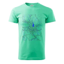 Jablonec nad Nisou - Mapa s vodními toky