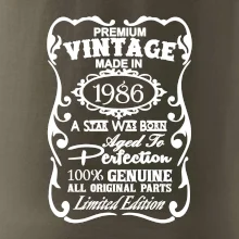 Vintage Etiketa - 1986