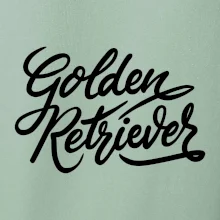 Golden retriever - nápis okrasný