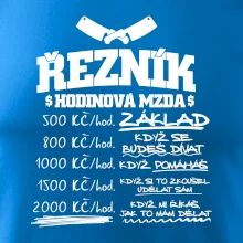 Hodinová mzda řezník