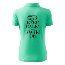 Keep calm and swim on