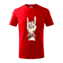 Rocková ruka s náramkem