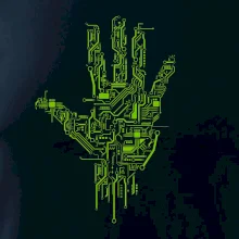 Tištěný spoj ruka