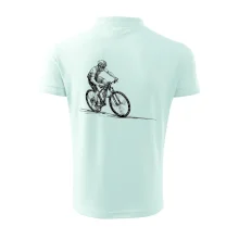 MTB kreslený cyklista