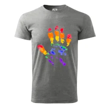 LGBT hand print