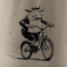 Tlustá kráva na kole