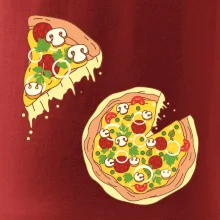 Pizza + Pizza kousek