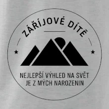 Zářijové dítě. Nejlepší výhled na svět je z mých narozenin
