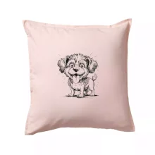 Lagotto romagnolo karikatura vypláznutý jazyk