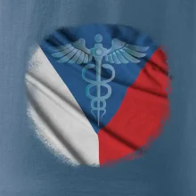 Hrdinové zdravotnictví - Česká vlajka (Pecka design)