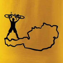 Cyklista - Mapa Rakouska