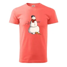 Sněhulák se spadlým nosem