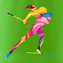 Barevná běžkařka