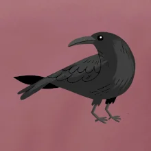 Vrána kreslená  (studio-arte.cz)