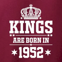 Kings are born in 1952