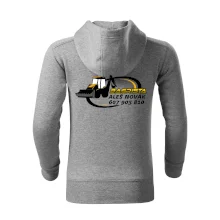 Bagrista v kruhu - vlastní nápis