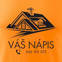 Tričko pro pokrývače - Velká střecha