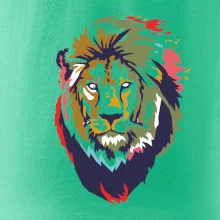 Hlava lva kreslená jednoduchá