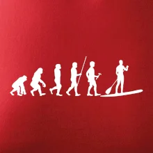 Evoluce paddleboard muž