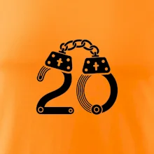 Narozeninové tričko pro policajta - pouta 20