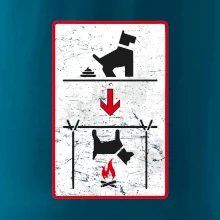 Tričko pro odpůrce sraní na chodníku