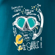 Potapěčské brýle text