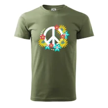 Peace symbol abstraktní