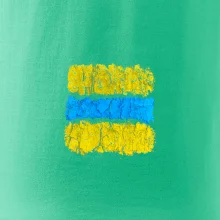 Turistická Cyklo značka - žluto modrá