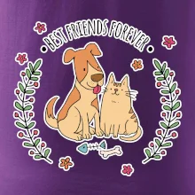 Kočka a pes best friends