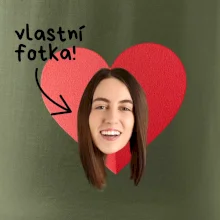 Vlastní fotka v srdci