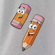 Parové triko - Tužka a guma