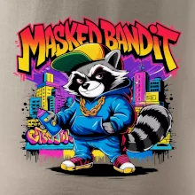 Mýval - masked bandit grafitti