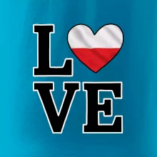Love Polská vlajka