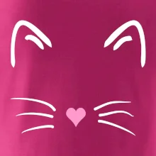 Kočka - srdce místo nosu