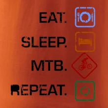 Eat sleep MTB repeat