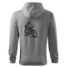 MTB kreslený cyklista MTB kreslený cyklista
