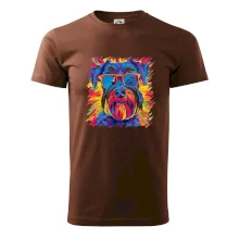 Knírač barevný styl 70s