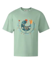 Folklor - slepice s kopretinou